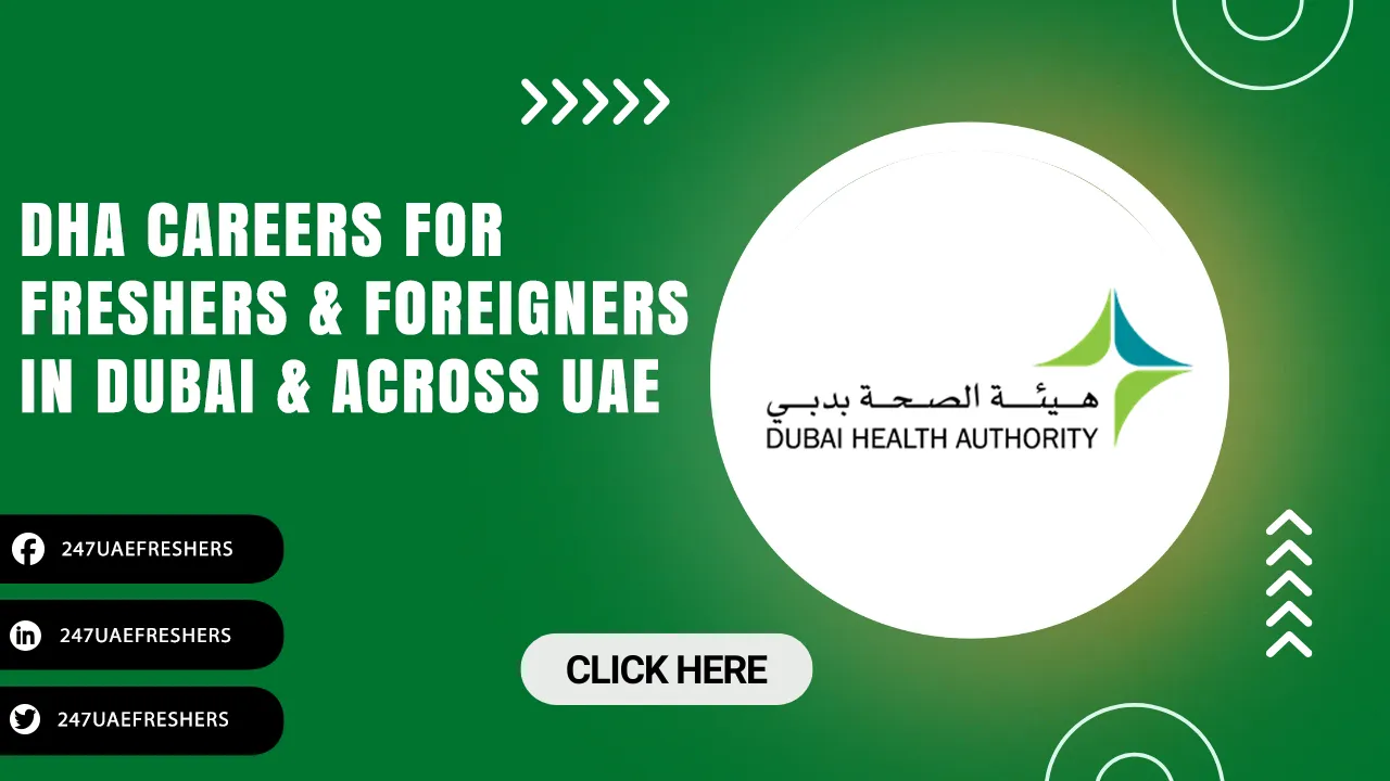 DHA Careers in Healthcare for Freshers in Dubai & Across UAE DHA Careers