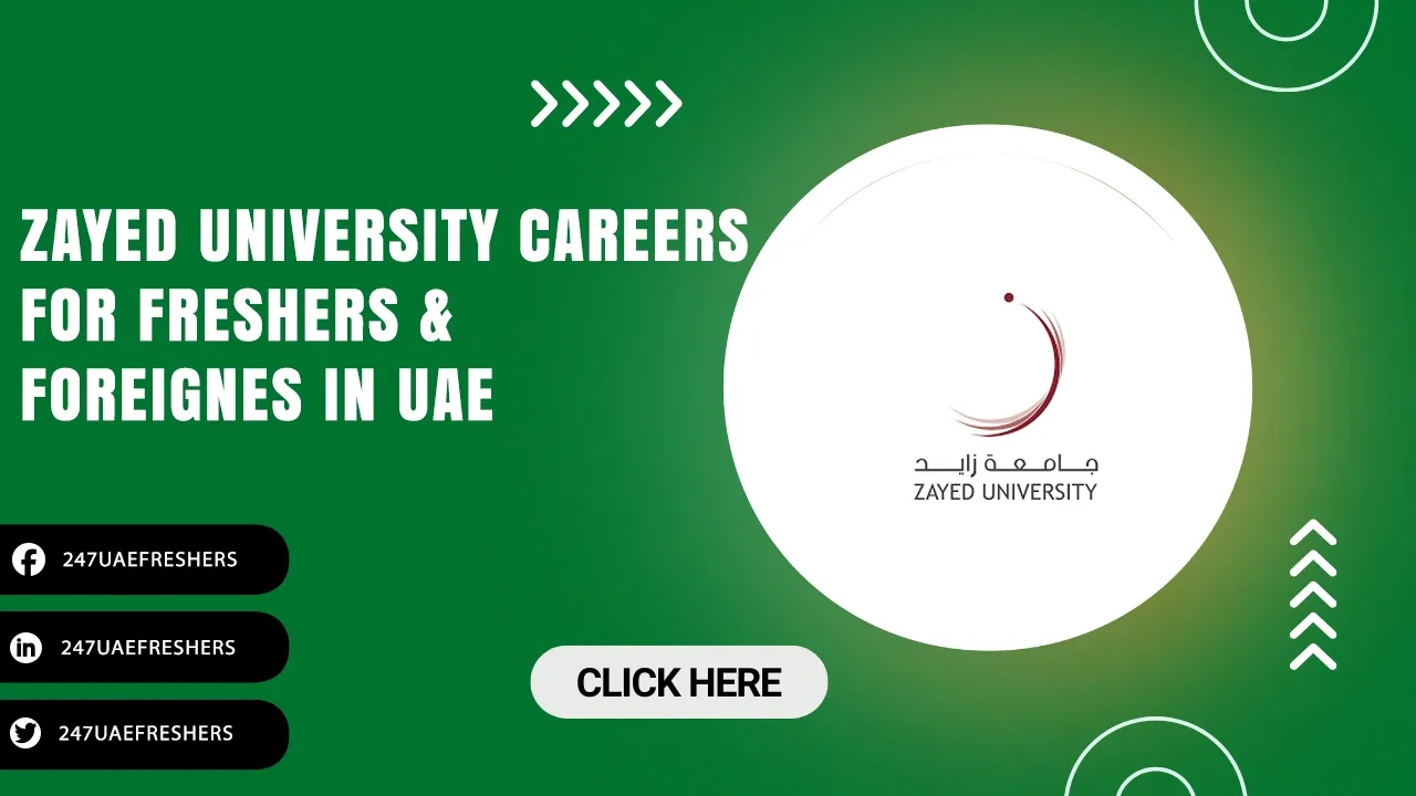 Zayed University Careers | Apply Today for New Positions in UAE Zayed University Careers